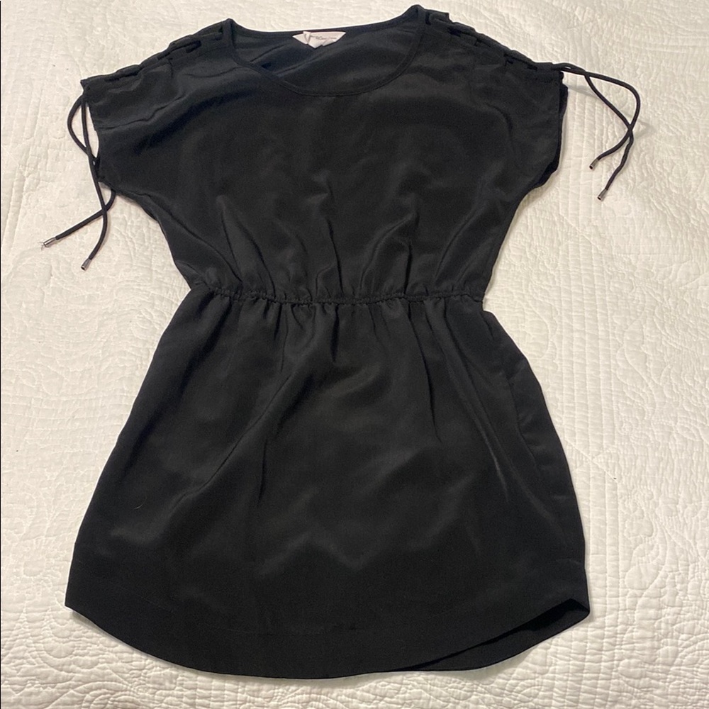 BCBGeneration Black Dress with Drawstring